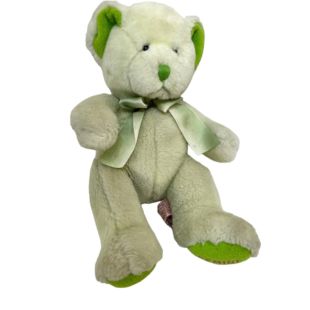 Russ Star Scopes Teddy Bear Plush Green Gemini Twins Zodiac Embroidered Feet 10”
